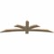 Ekena Millwork Davenport Rough Sawn Timber Gable Bracket, Douglas Fir, 72"W x 21"H x 2"D x 4"F, 7/12 Pitch GBW072X21X0204DAV00RDF - alternate 3
